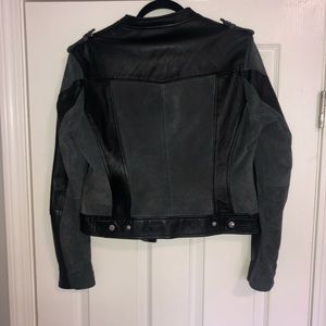 BLANK NY suede and leather jacket